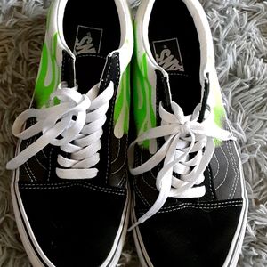 Mens flame vans old schools